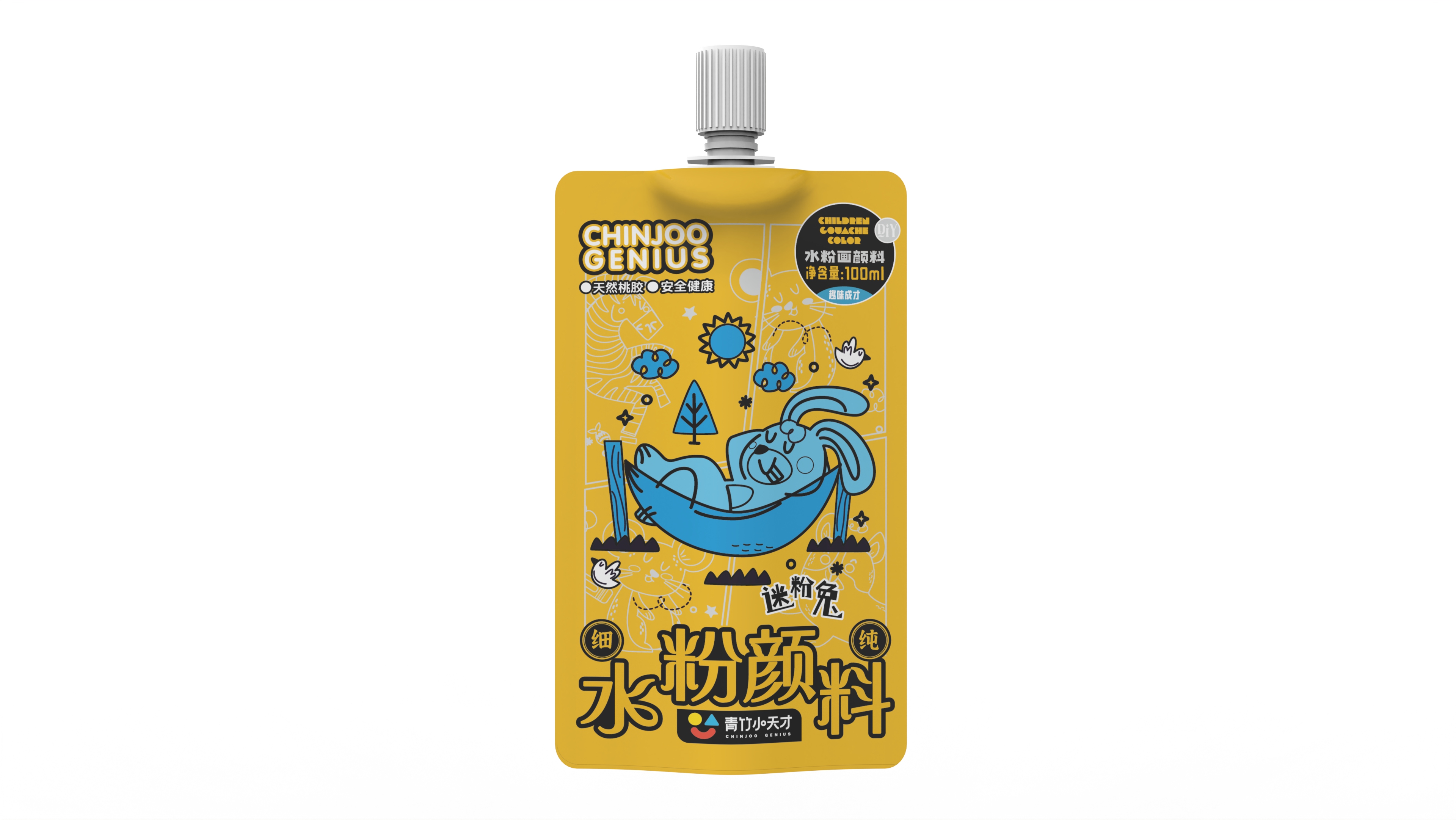 青竹小天才100ml袋裝丙烯